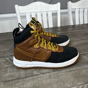 Nike Lunar Force 1 Duckboot Shoes Mens Size 9 Watershield Winter Boots